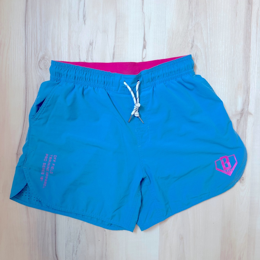 Baseball Lifestyle 101 BL101 shorts YXL blue/pink